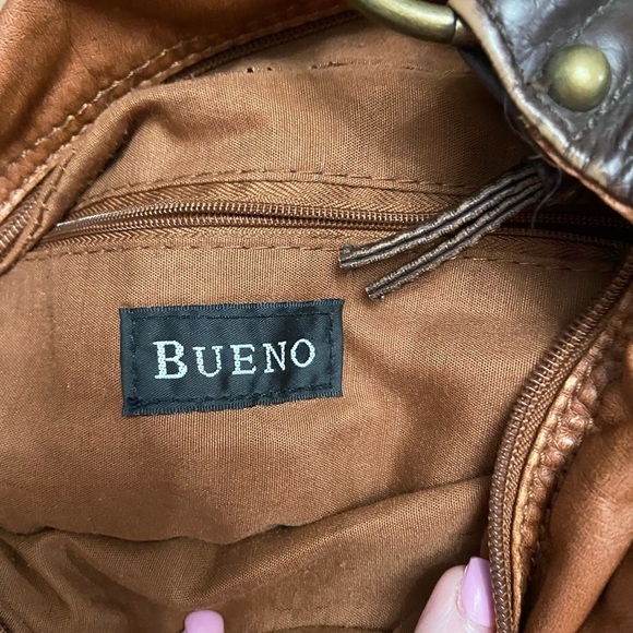 Bueno Handbag | Super Soft | Color Brown Camel | Carried Once |Adjustable Length - Picture 2 of 9